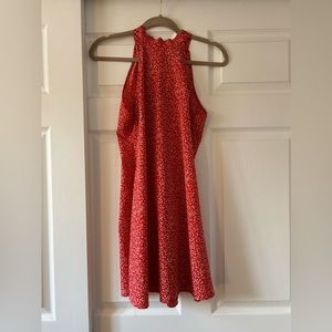 Ditsy floral tie neck dress- size S